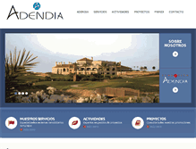 Tablet Screenshot of adendia.com